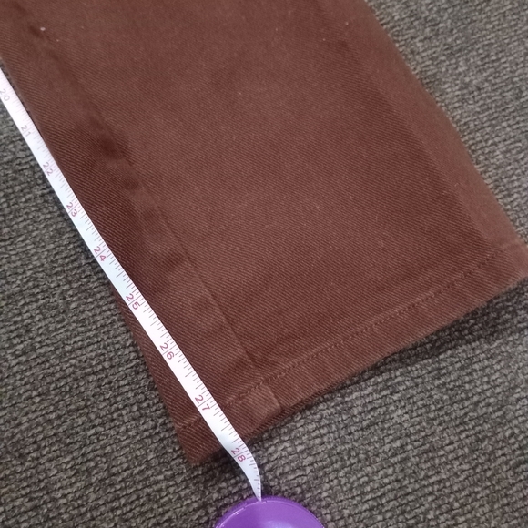 Lauren Jeans Co. Ralph Lauren Brown Mom Jeans Women's Size 4 Petite Retro Preppy - Picture 8 of 11